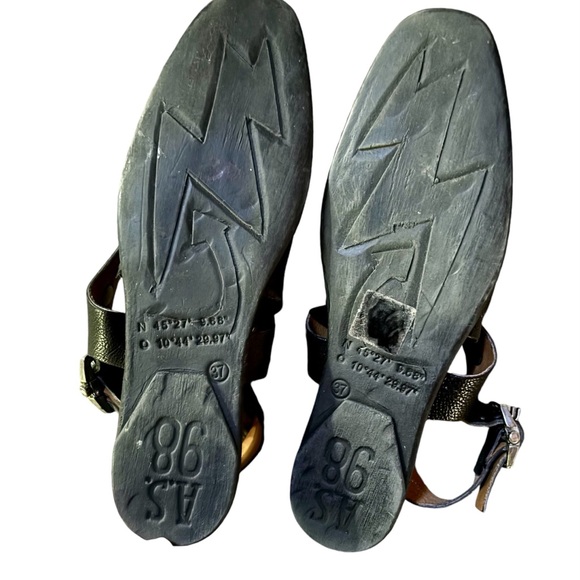 🔥A.S. 98 Galen Studded Learher Slingback Sandal 🔥 - Picture 11 of 14